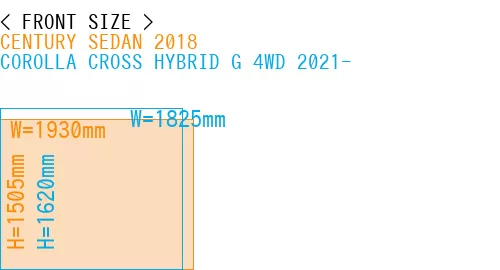 #CENTURY SEDAN 2018 + COROLLA CROSS HYBRID G 4WD 2021-